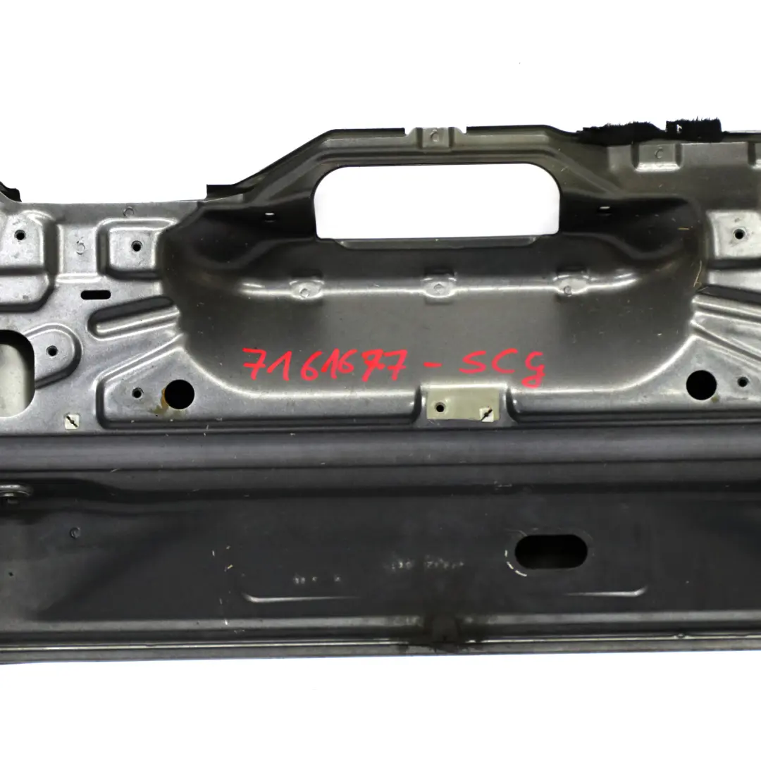 BMW X5 E70 Boot Trunk Lid Tailgate Bottom Panel Spacegrau Grey Metallic - A52 - SKU 7161677-SCG - Part number 7161677