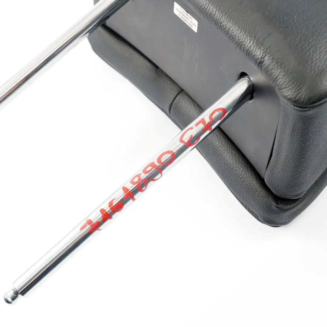 Asiento Delantero Reposacabezas Izquierdo Derecho Confort Cuero Negro para BMW X5 E70 con número de pieza 7161890 BMW X5 E70 Asiento Delantero Reposacabezas Izquierdo Derecho Confort Cuero Negro - SKU 7161890 - Número de pieza 7161890