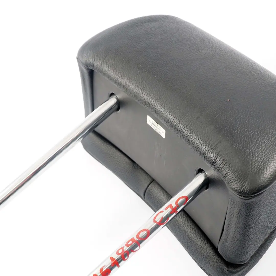 Asiento Delantero Reposacabezas Izquierdo Derecho Confort Cuero Negro para BMW X5 E70 con número de pieza 7161890 BMW X5 E70 Asiento Delantero Reposacabezas Izquierdo Derecho Confort Cuero Negro - SKU 7161890 - Número de pieza 7161890