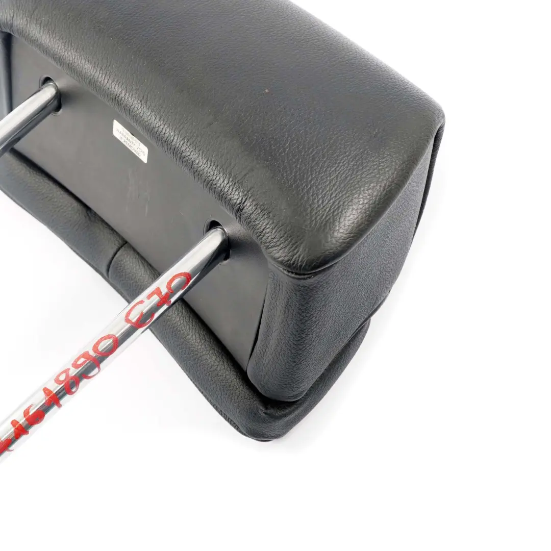 BMW X5 E70 Front Seat Headrest Left Right N/O/S Comfort Leather Nevada Black - SKU 7161890 - Part number 7161890