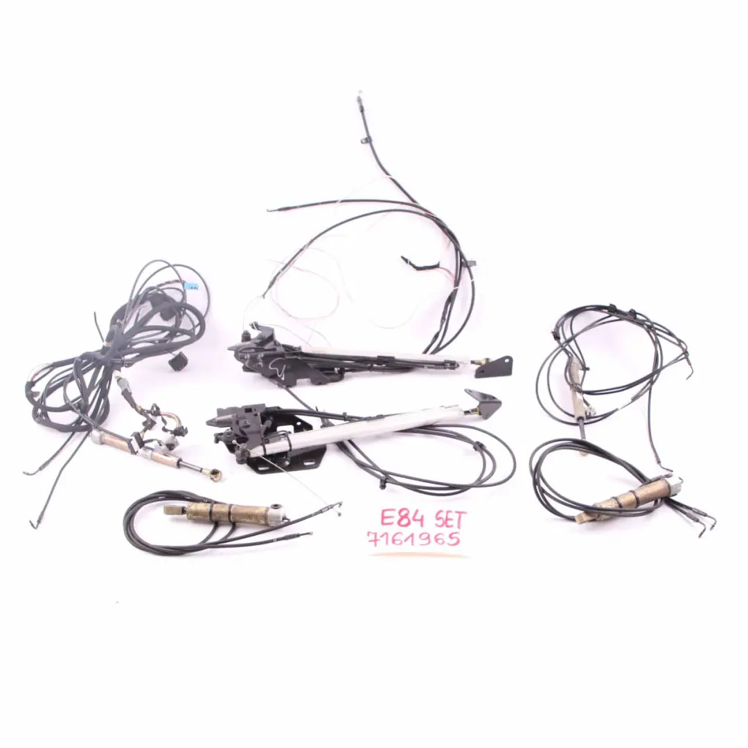 BMW E64 Folding Top Roof Cabrio Hydraulic Lock Lifting Springs Lifters Set - SKU 7161965 - Part number 7156985