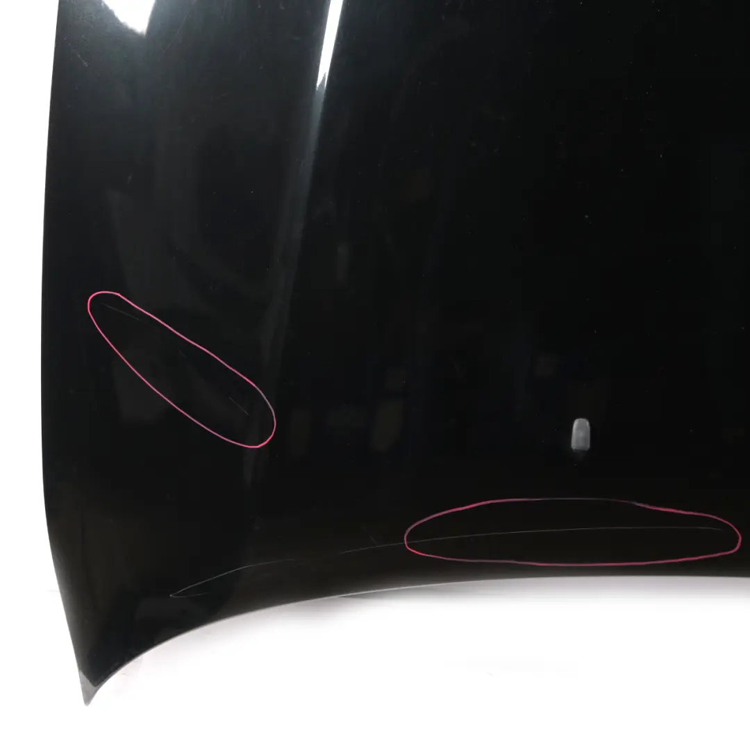 BMW 1 E81 E87 6 Hood Bonnet Cover Panel Black Sapphire Metallic - 475 - SKU 7162102-BS6 - Part number 7162102