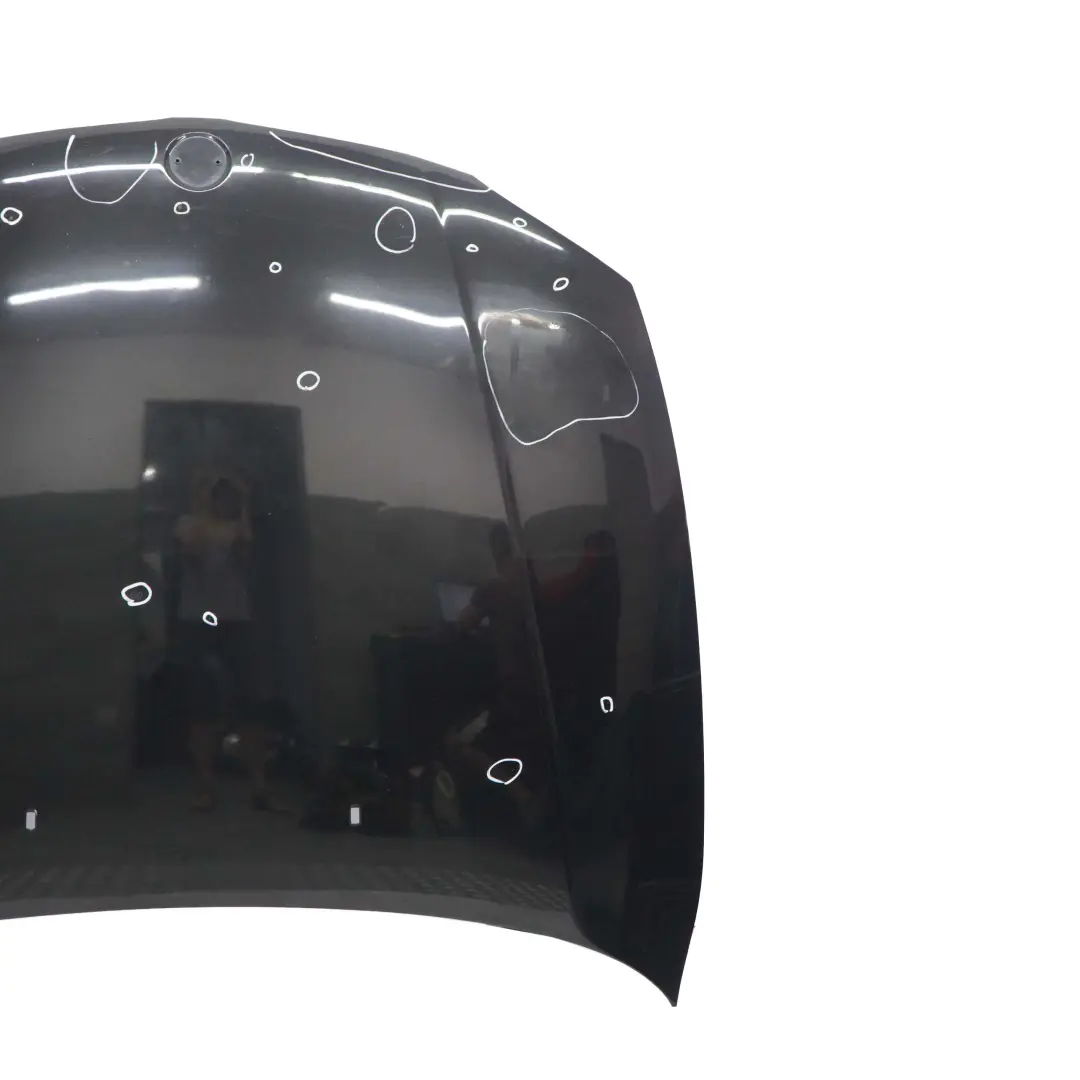 BMW E81 E87 Maska Pokrywa Silnika Black Sapphire - SKU 7162102-BS - Numer Części 7162102