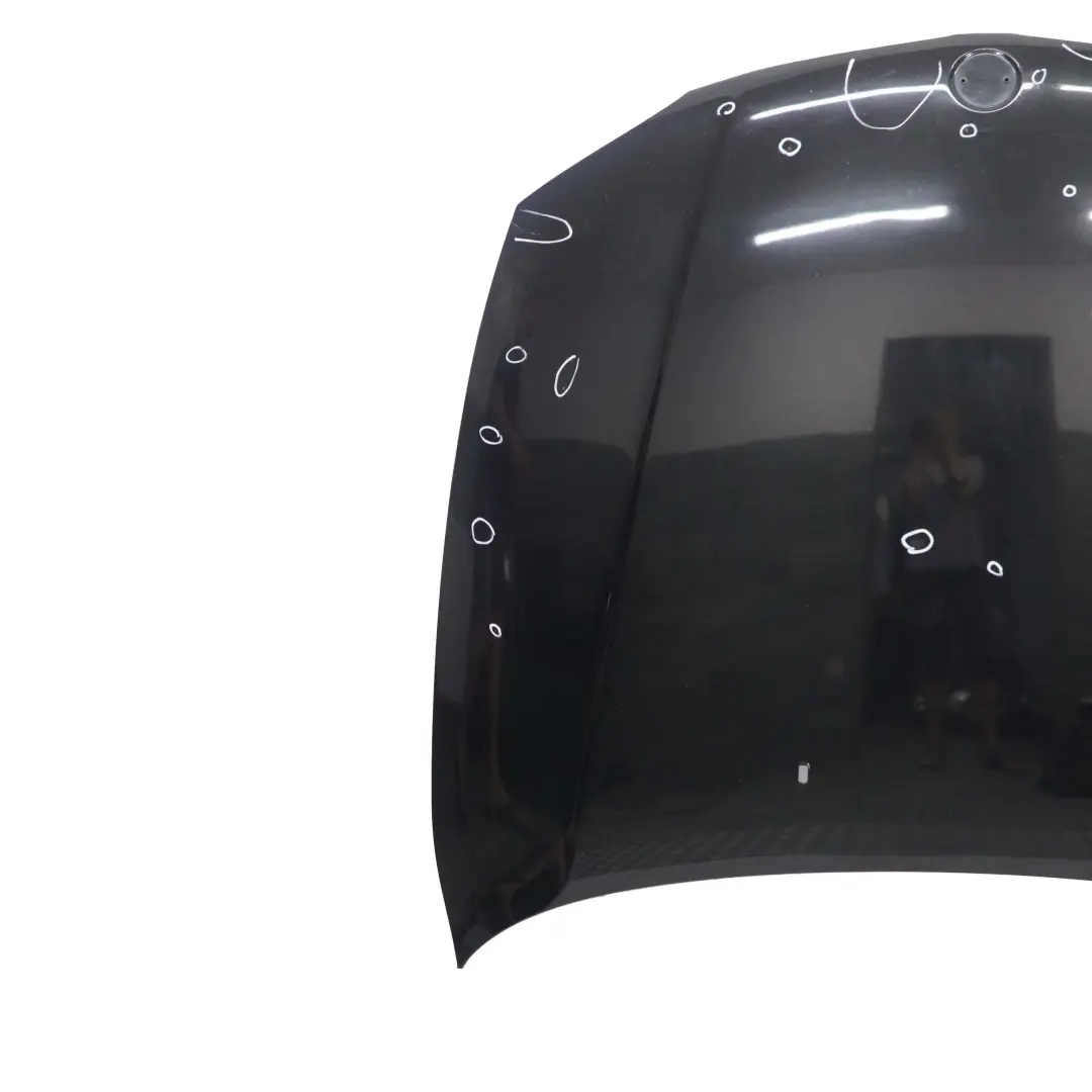 BMW E81 E87 Maska Pokrywa Silnika Black Sapphire - SKU 7162102-BS - Numer Części 7162102