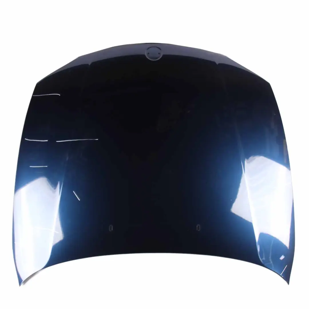 BMW E81 E87 Hood Bonnet Cover Panel Tiefseeblau Deep Sea Blue Metallic - A76 - SKU 7162102-DSB - Part number 7162102