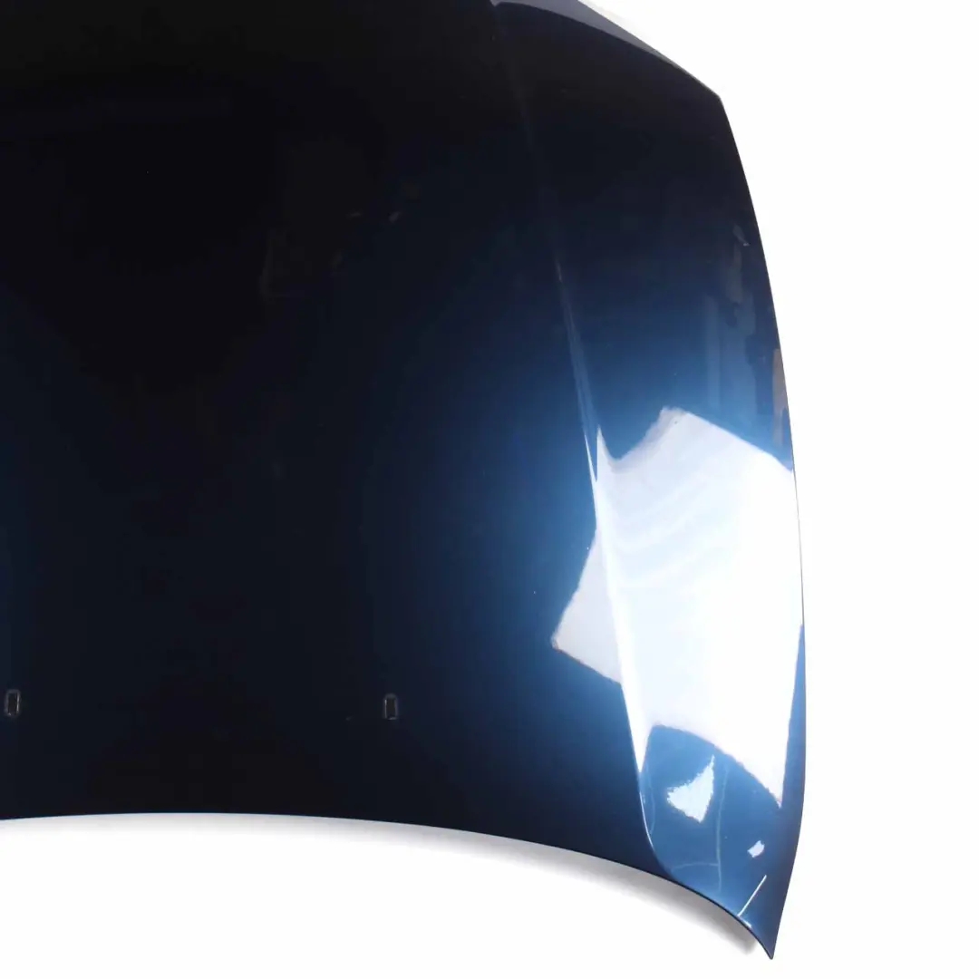 BMW E81 E87 Hood Bonnet Cover Panel Tiefseeblau Deep Sea Blue Metallic - A76 - SKU 7162102-DSB - Part number 7162102