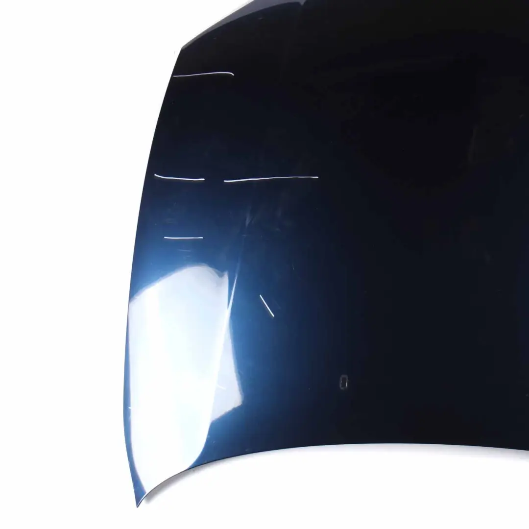 BMW E81 E87 Hood Bonnet Cover Panel Tiefseeblau Deep Sea Blue Metallic - A76 - SKU 7162102-DSB - Part number 7162102