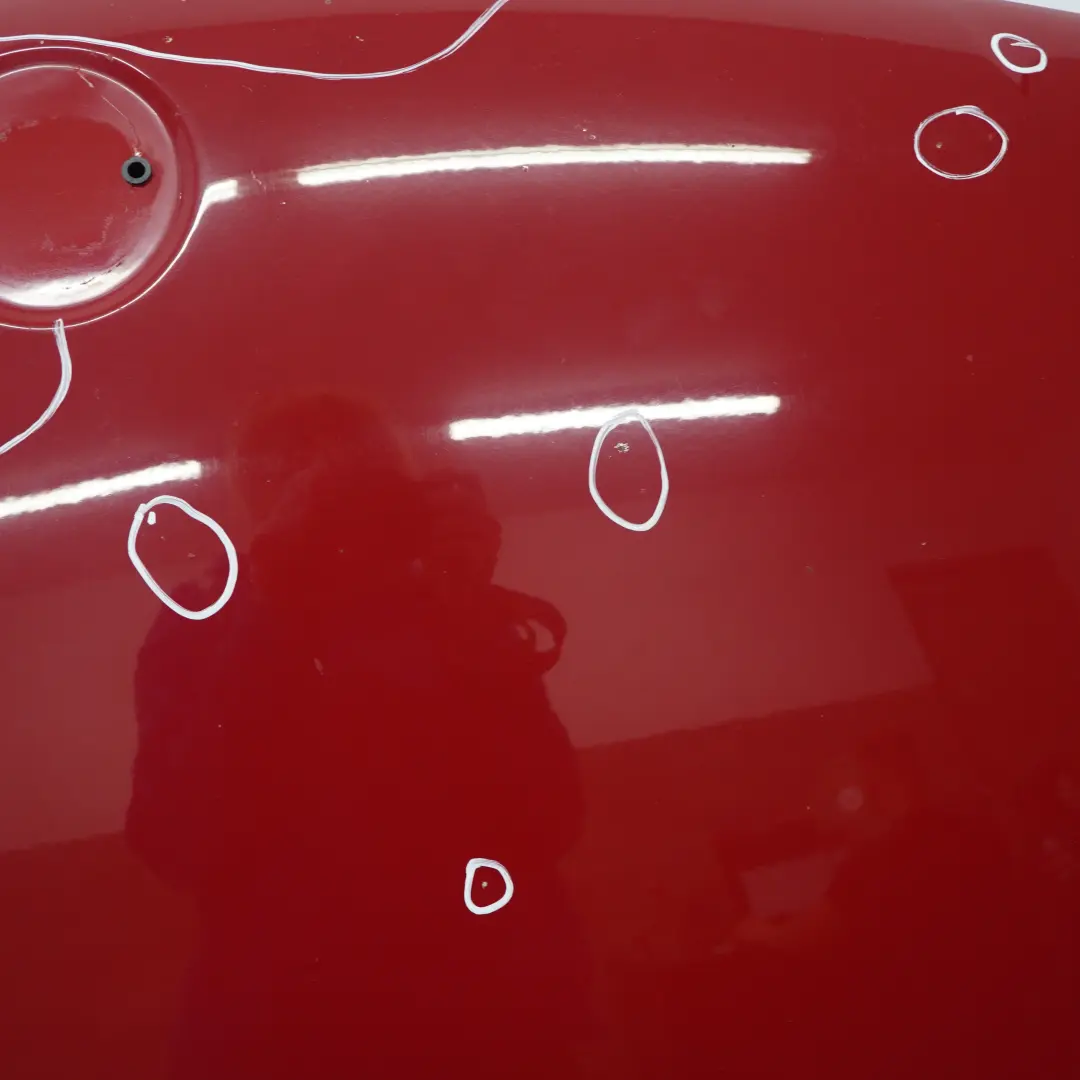 BMW E81 E87 Maska Pokrywa Silnika Karmesinrot Red - SKU 7162102-KAR1 - Numer Części 7162102