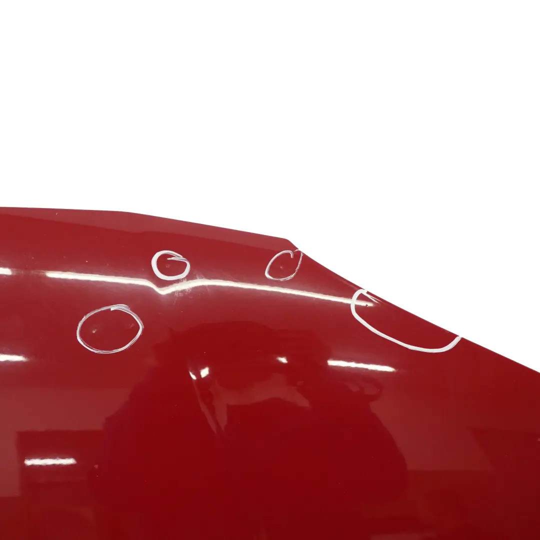 BMW E81 E87 Maska Pokrywa Silnika Karmesinrot Red - SKU 7162102-KAR1 - Numer Części 7162102