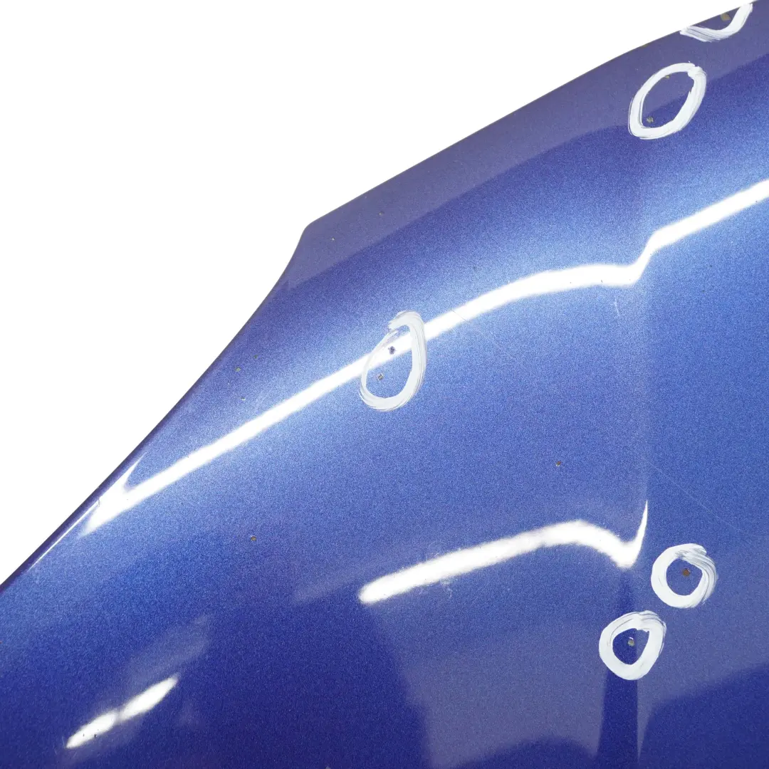 BMW 1 E81 E87 1 Hood Bonnet Cover Panel Montegoblau Montego Blue - A51 - SKU 7162102-MTB1 - Part number 7162102