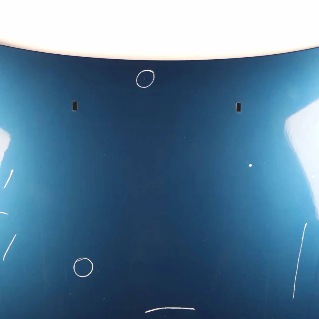 Hood Bonnet Cover Panel Sydneyblau Sydney Blue Metallic - A19 to BMW E81 E87 with Part number 7162102 BMW E81 E87 Hood Bonnet Cover Panel Sydneyblau Sydney Blue Metallic - A19 - SKU 7162102-SYD - Part number 7162102