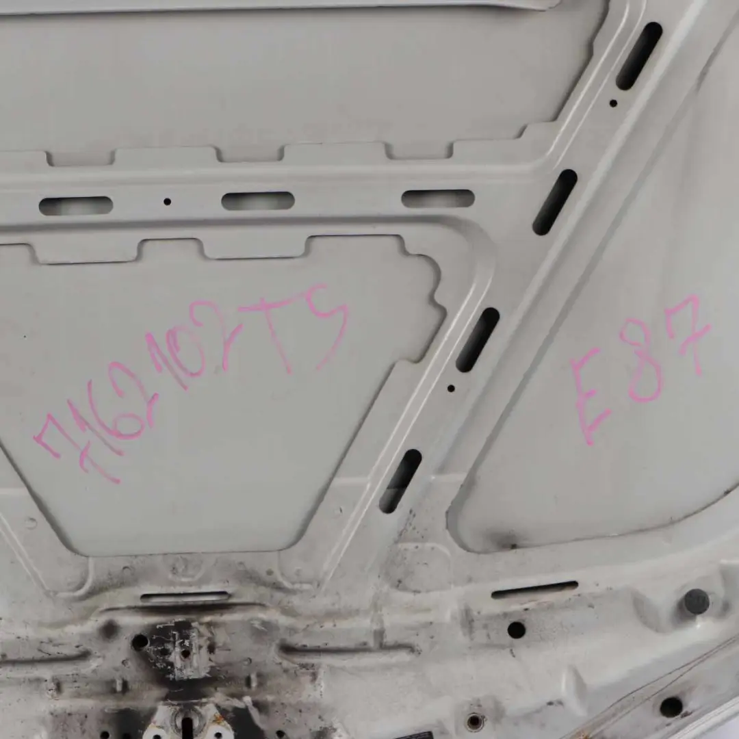  Hood Bonnet BMW E81 E87 Cover Panel Titansilber Titan Silver Metallic - 354 - SKU 7162102-TS3 - Part number 7162102