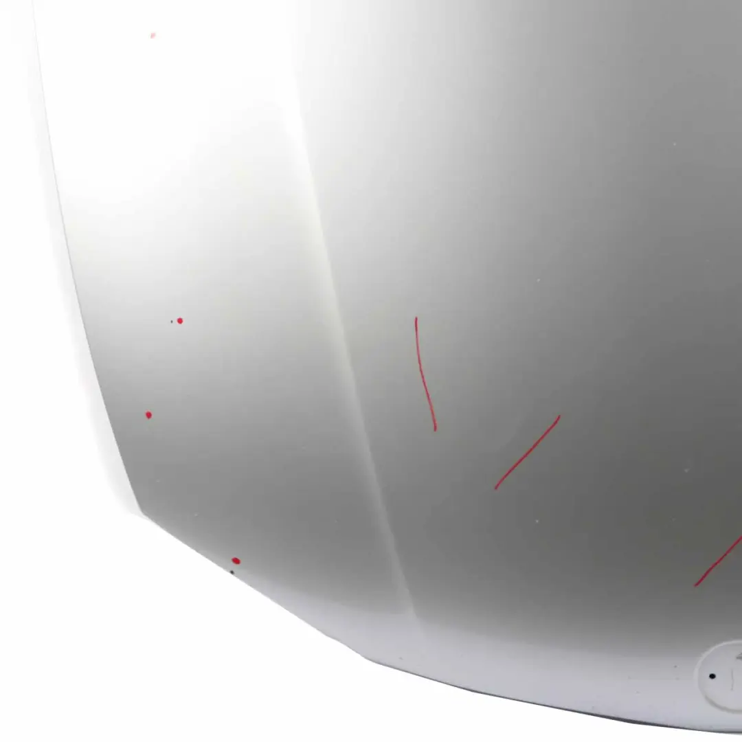 BMW E81 E87 Hood Bonnet Cover Panel Titansilber Titan Silver Metallic - 354 - SKU 7162102-TS3 - Part number 7162102