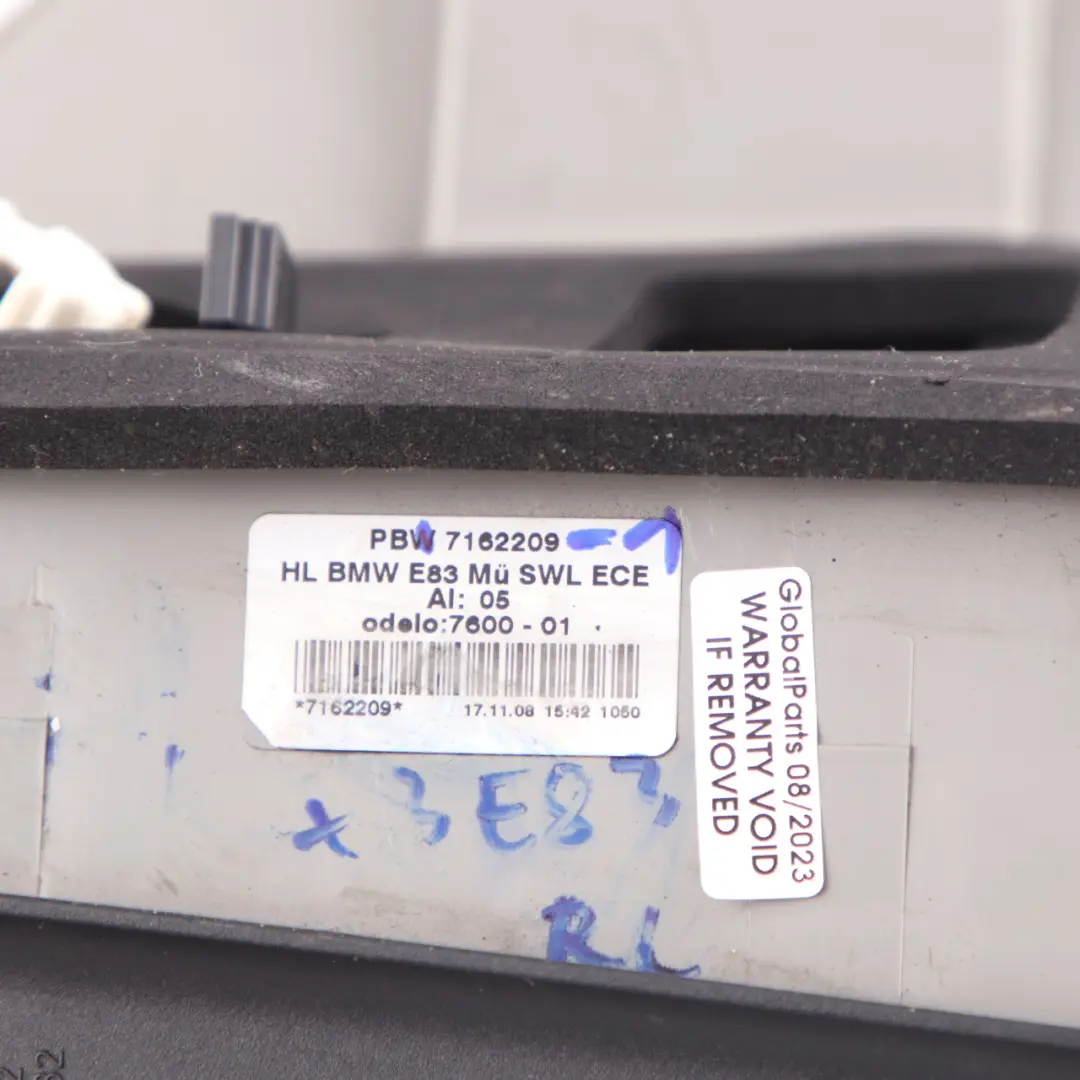 BMW X3 E83 LCI 1 Rear Left N/S LED Tail Lamp Light Side Panel - SKU 7162209-1 - Part number 7162209