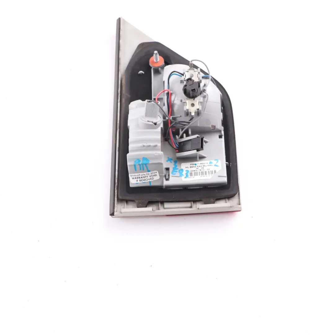  Luz TraseraBMW X3 E83 LCI Luz En Tapa Maletero Derecha - SKU 7162214-2 - Número de pieza 7162214