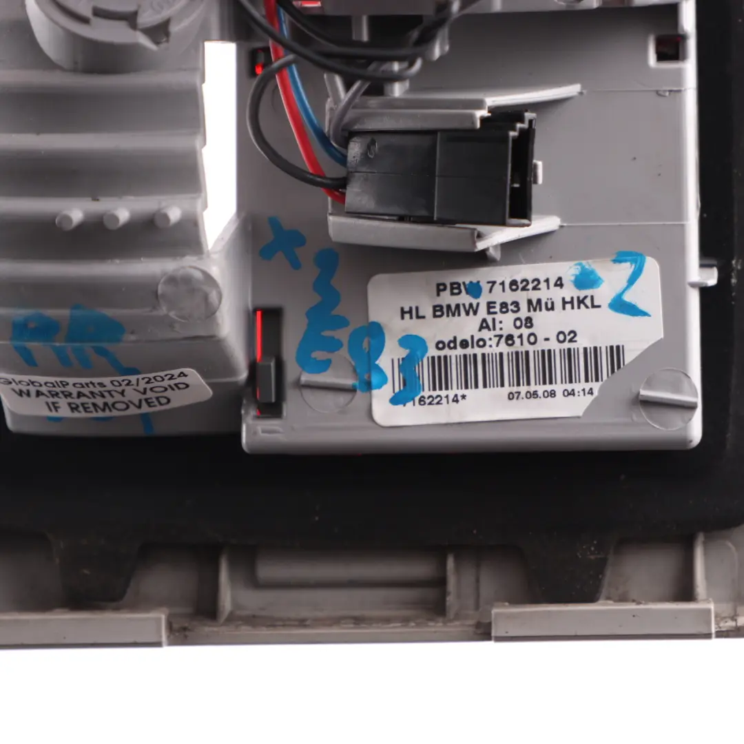  Luz TraseraBMW X3 E83 LCI Luz En Tapa Maletero Derecha - SKU 7162214-2 - Número de pieza 7162214