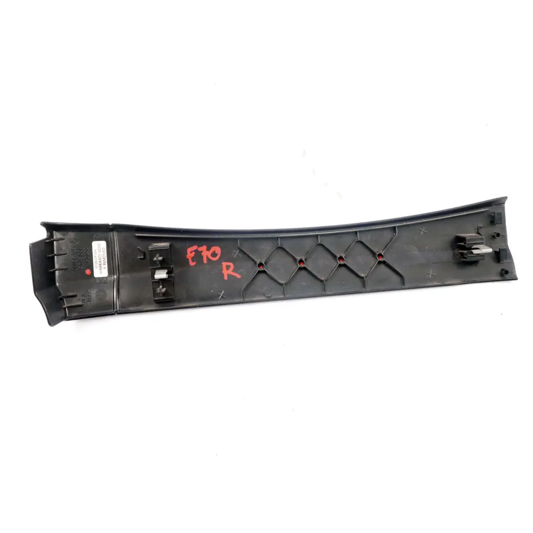 BMW X5 X6 E70 E71 Blende Sitzschiene Abdeckung Vorne Rechts Schwarz - SKU 7162232 - Teilenummer 7162232