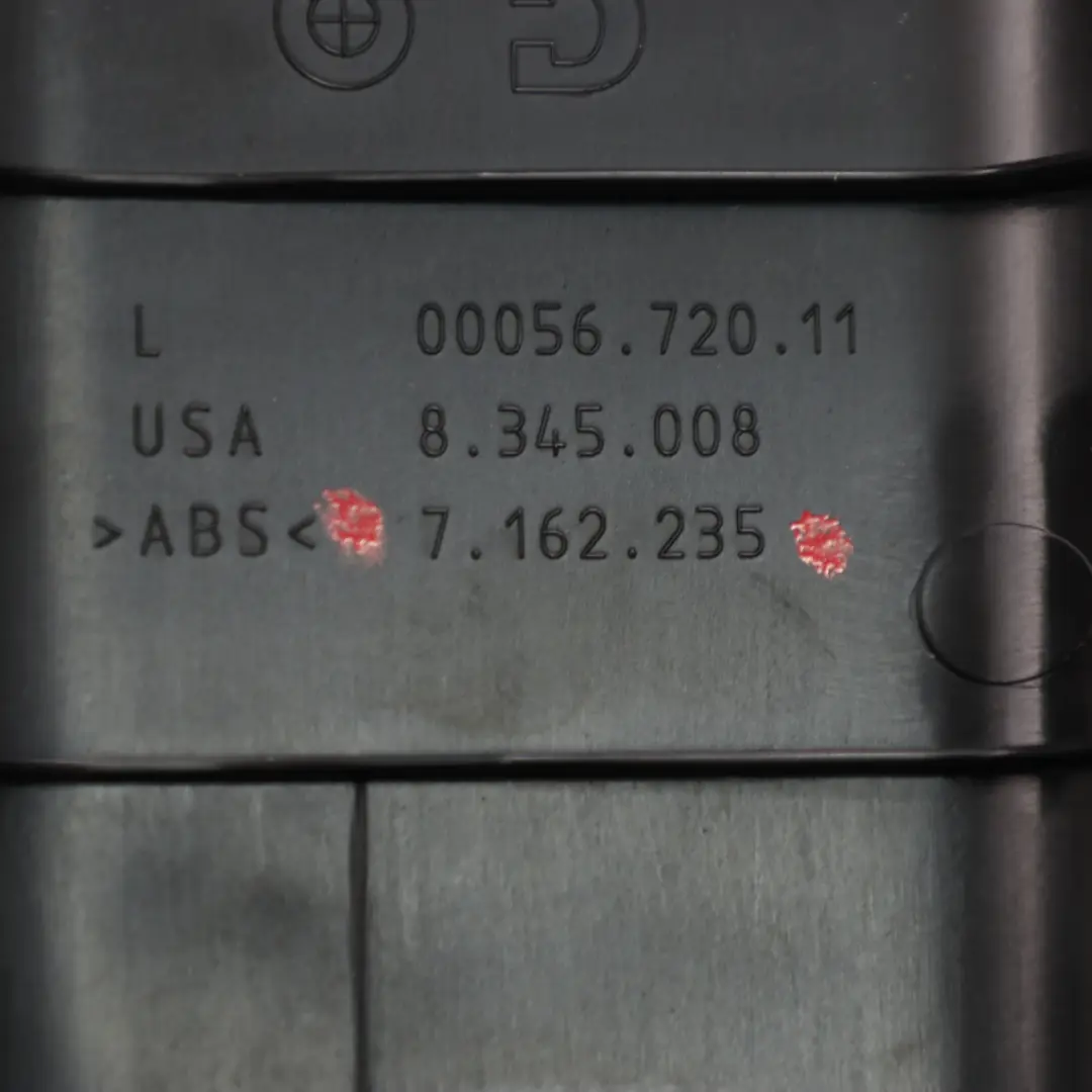 Housse siège BMW X5 E70 X6 E71 Finisseur rail supérieur avant gauche pour à propos du numéro de pièce 7162235 Housse siège BMW X5 E70 X6 E71 Finisseur rail supérieur avant gauche - SKU 7162235 - Numéro de pièce 7162235