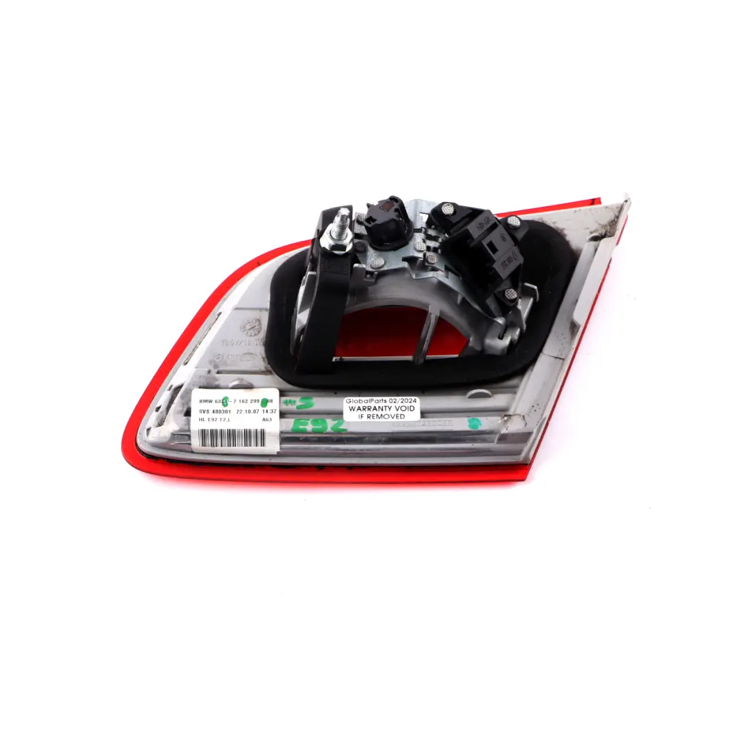 Rear Lamp BMW E92 Coupe Left N/S Passenger Side Boot Trunk Lid Light - SKU 7162299-3 - Part number 7162299