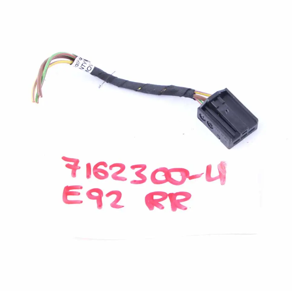BMW E92 Rear Light Lamp Trunk Lid Tailgate Right O/S Plug Socket Wiring 6984738 - SKU 7162300-4 - Part number 7162300