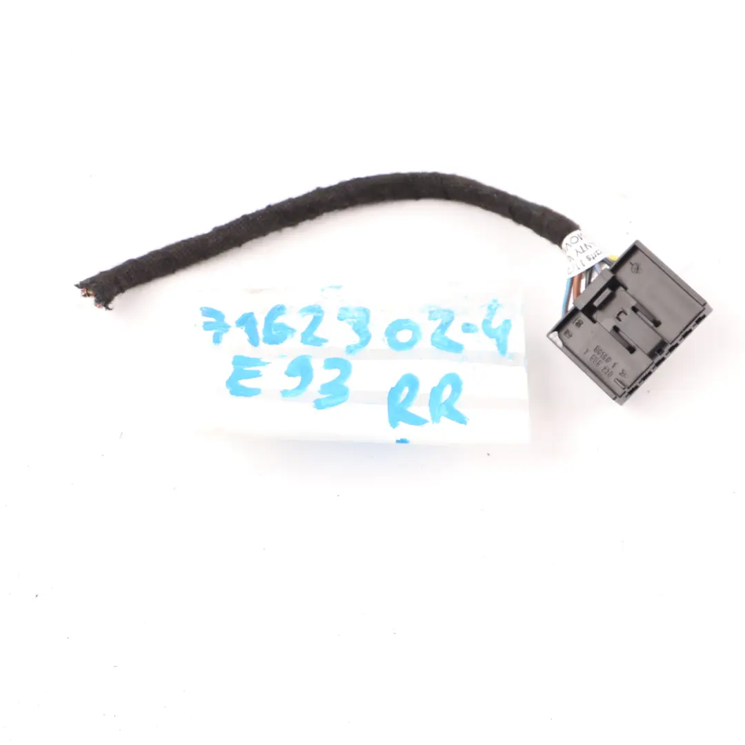 Cableado Enchufe Luz Trasero Panel Lateral Lado Derecho 7505270 para BMW E93 Cabrio con número de pieza 7162302 BMW E93 Cabrio Cableado Enchufe Luz Trasero Panel Lateral Lado Derecho 7505270 - SKU 7162302-4 - Número de pieza 7162302