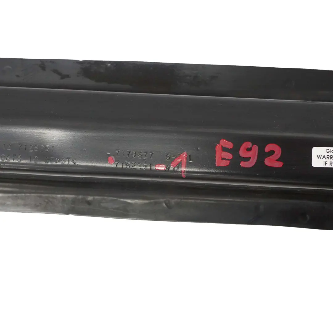 Bumper Carrier Reinforcement Bar to BMW 3 Series E92 E93 335d 335i Rear with Part number 7162391 BMW 3 Series E92 E93 335d 335i Rear Bumper Carrier Reinforcement Bar - SKU 7162391 - Part number 7162391