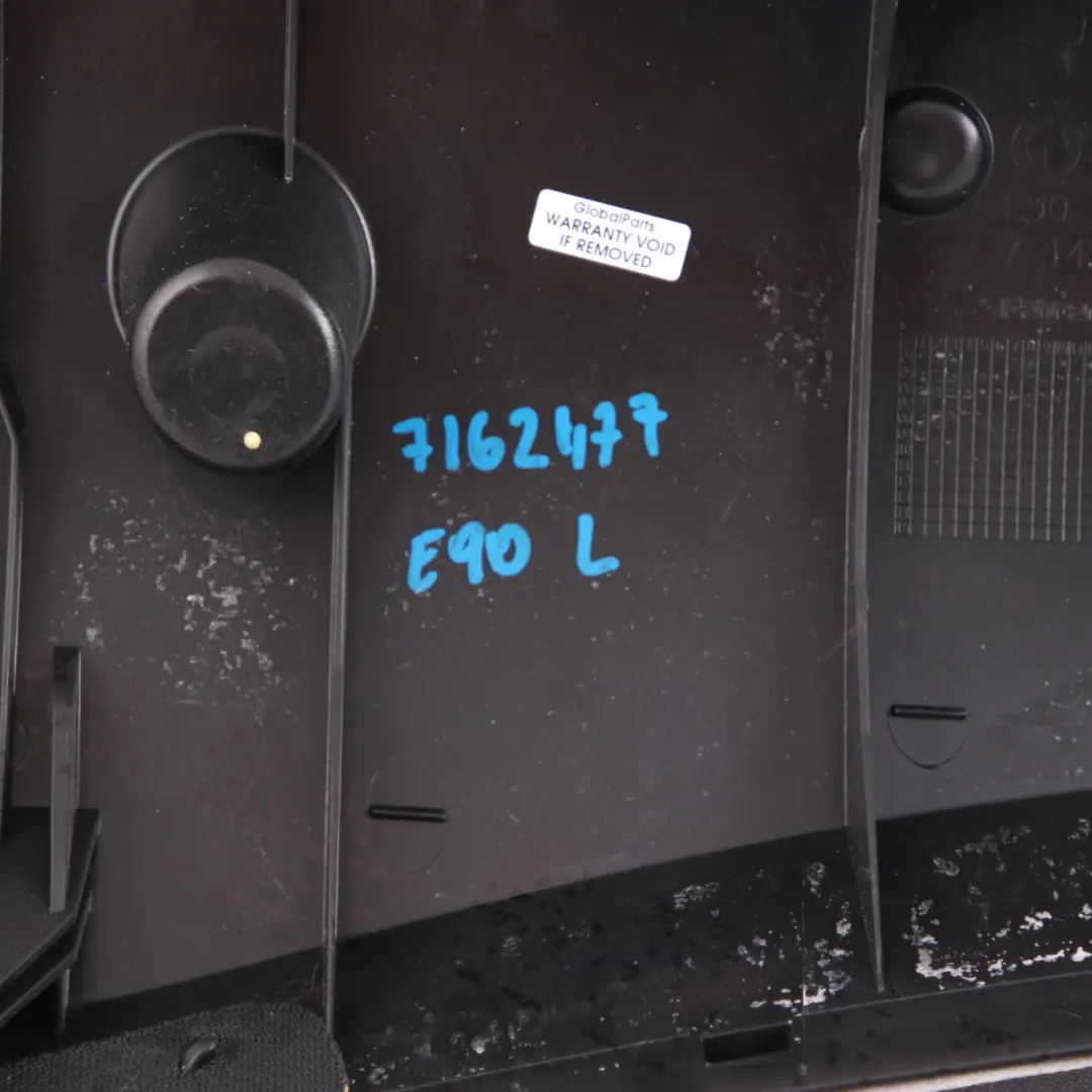 Lateral Trim Panel Cover Rear Left N/S Seats Cloth Linea Anthracite to BMW E90 with Part number 7162477 BMW E90 Lateral Trim Panel Cover Rear Left N/S Seats Cloth Linea Anthracite - SKU 7162477 - Part number 7162477