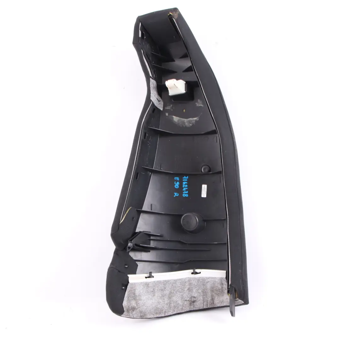 BMW E90 Lateral Trim Panel Cover Rear Right O/S Seats Cloth Linea Anthracite - SKU 7162478 - Part number 7162478