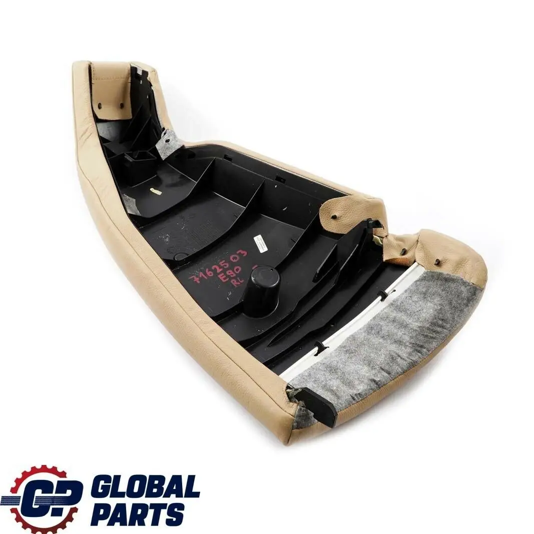 Lateral Trim Side Cover Rear Left N/S Beige Leather to BMW 3 Series E90 with Part number 7162503 BMW 3 Series E90 Lateral Trim Side Cover Rear Left N/S Beige Leather - SKU 7162503 - Part number 7162503