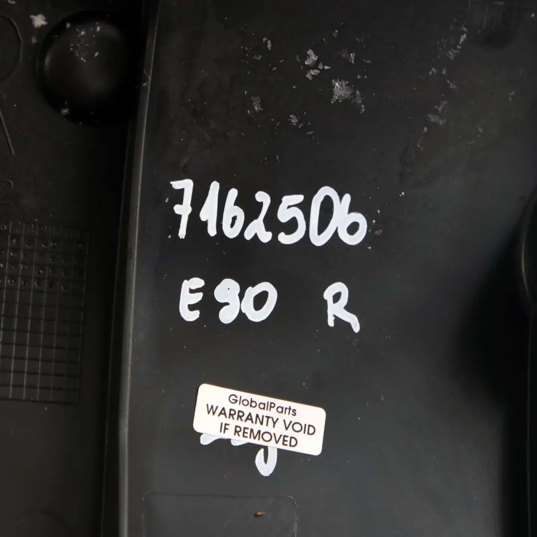 BMW E90 Seat Lateral Panel Rear Right O/S Trim Side Cover Leather Dakota Lemon - SKU 7162506 - Part number 7162506