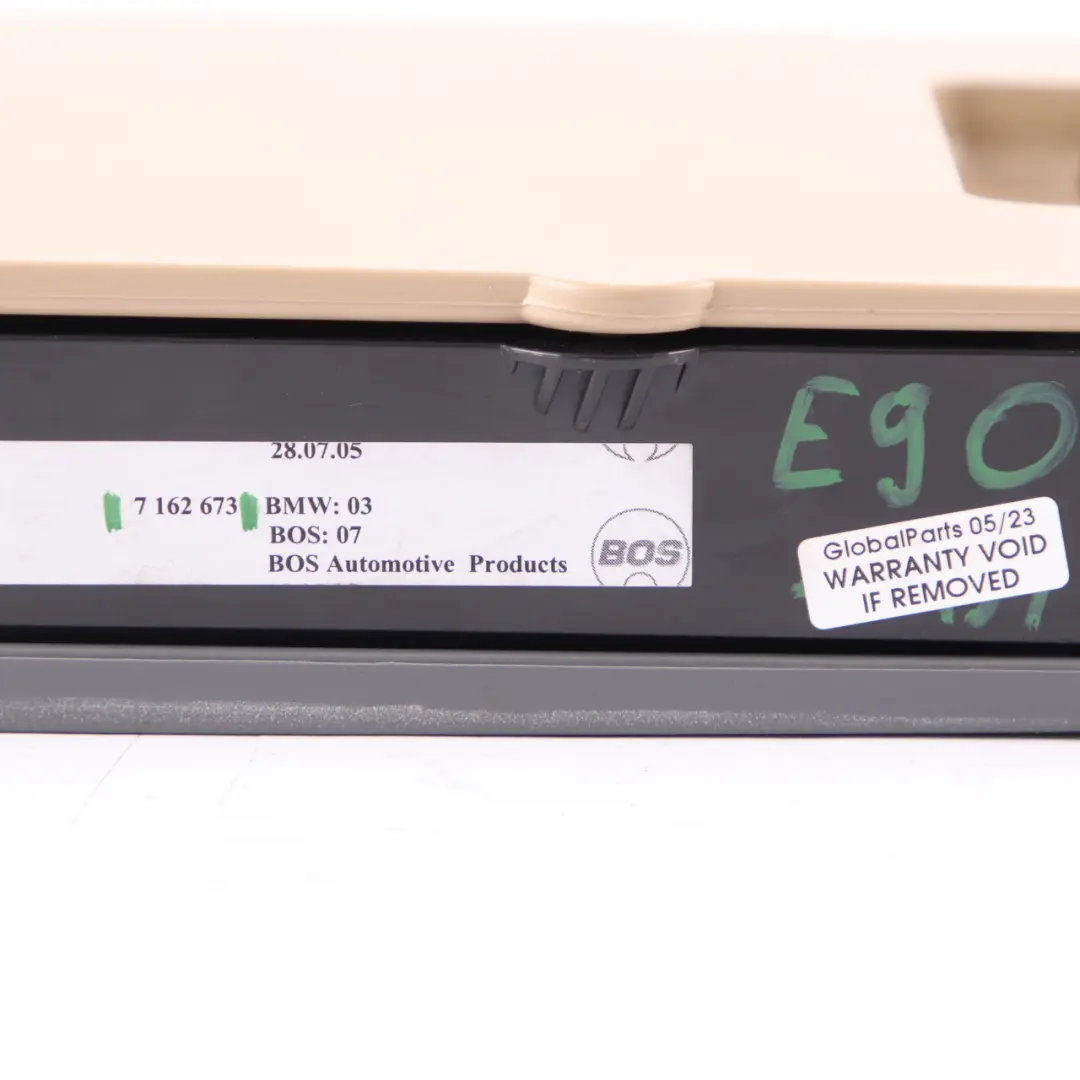 BMW E90 Skisackkassette GRAU GREY 7162672 52207162672 - SKU 7162673 - Teilenummer 9168944