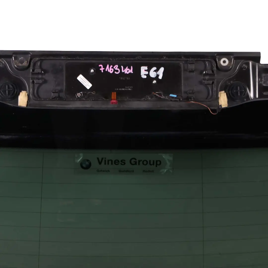 Window Glass Touring Estate Tinted Window Panel Black AS3 to BMW E61 Rear with Part number 7163461 BMW E61 Rear Window Glass Touring Estate Tinted Window Panel Black AS3 - SKU 7163461 - Part number 7163461