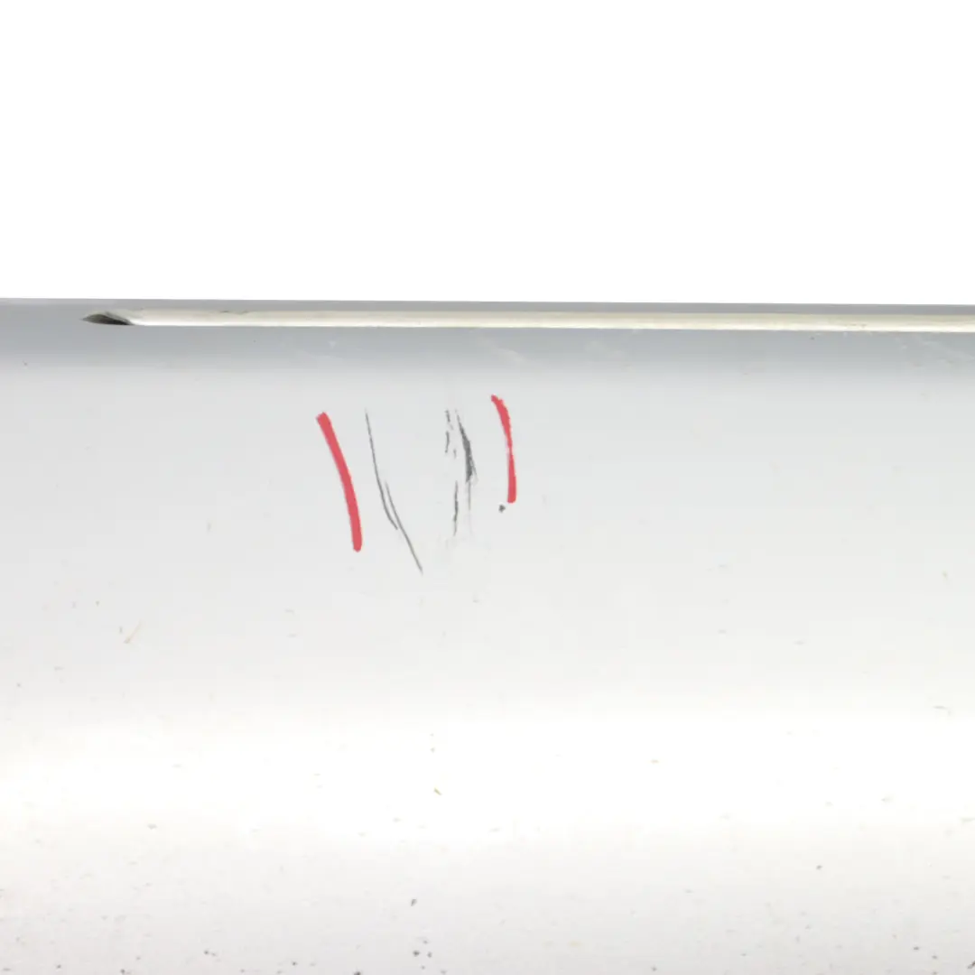 BMW X5 E70 Striscia davanzale Gonna laterale alluminio destra Titan Silver 354 - SKU 7163556-TS - Numero di parte 7163556