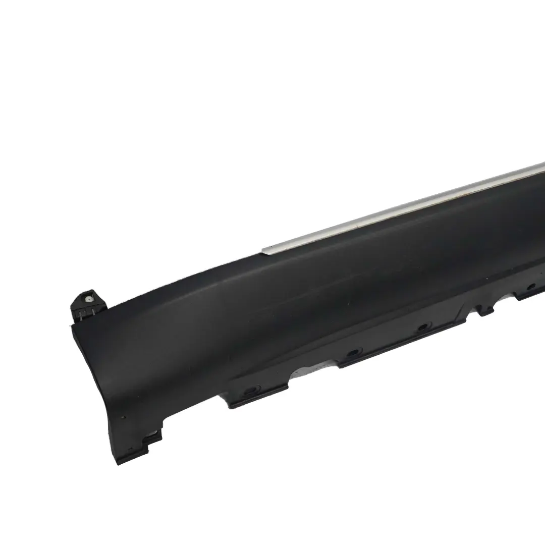 BMW X5 E70 Gonna Laterale Destra Sill Strip Cover Panel Pedana In Alluminio Nero - SKU 7163556 - Numero di parte 7163556