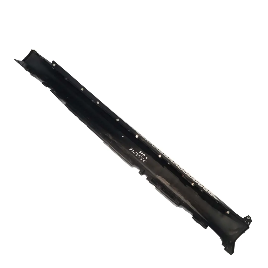 BMW X5 E70 Gonna Laterale Destra Sill Strip Cover Panel Pedana In Alluminio Nero - SKU 7163556 - Numero di parte 7163556
