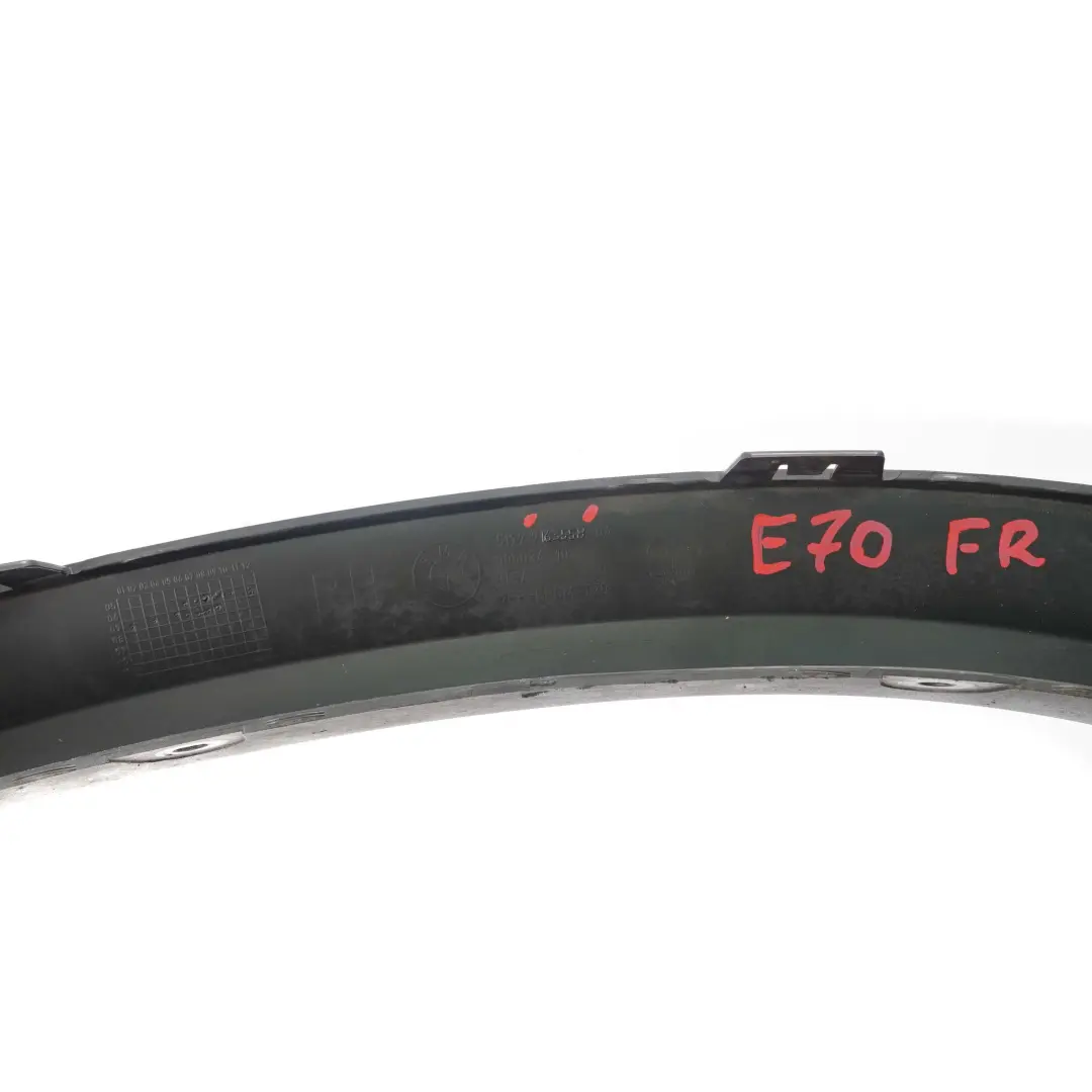 Arch Front Right O/S Trim Covering Panel Moulding to BMW X5 E70 Wheel with Part number 7163558 BMW X5 E70 Wheel Arch Front Right O/S Trim Covering Panel Moulding - SKU 7163558 - Part number 7163558