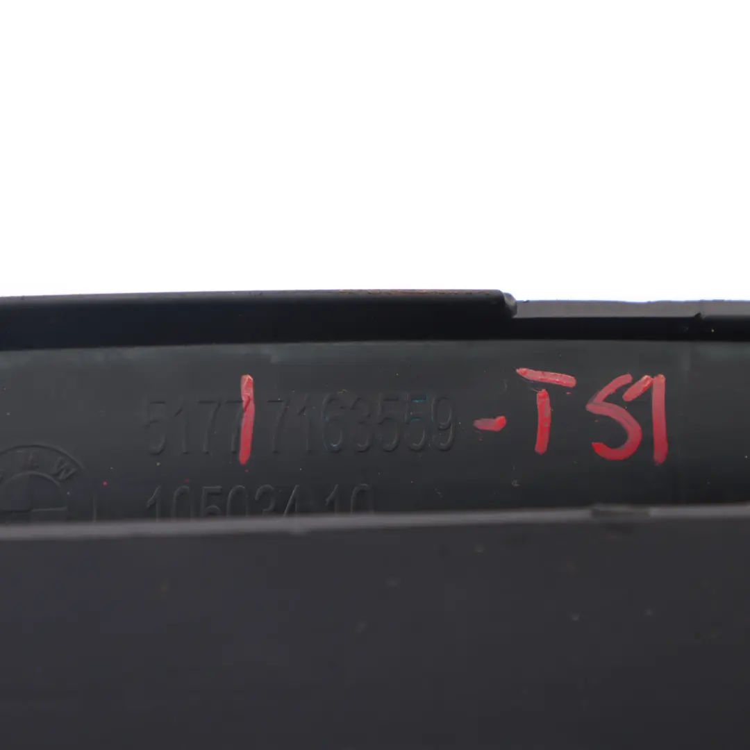 BMW X5 E70 Tapa Paso de Rueda Trasero Izquierdo Moldura Titansilber 354 - SKU 7163559-TS1 - Número de pieza 7163559