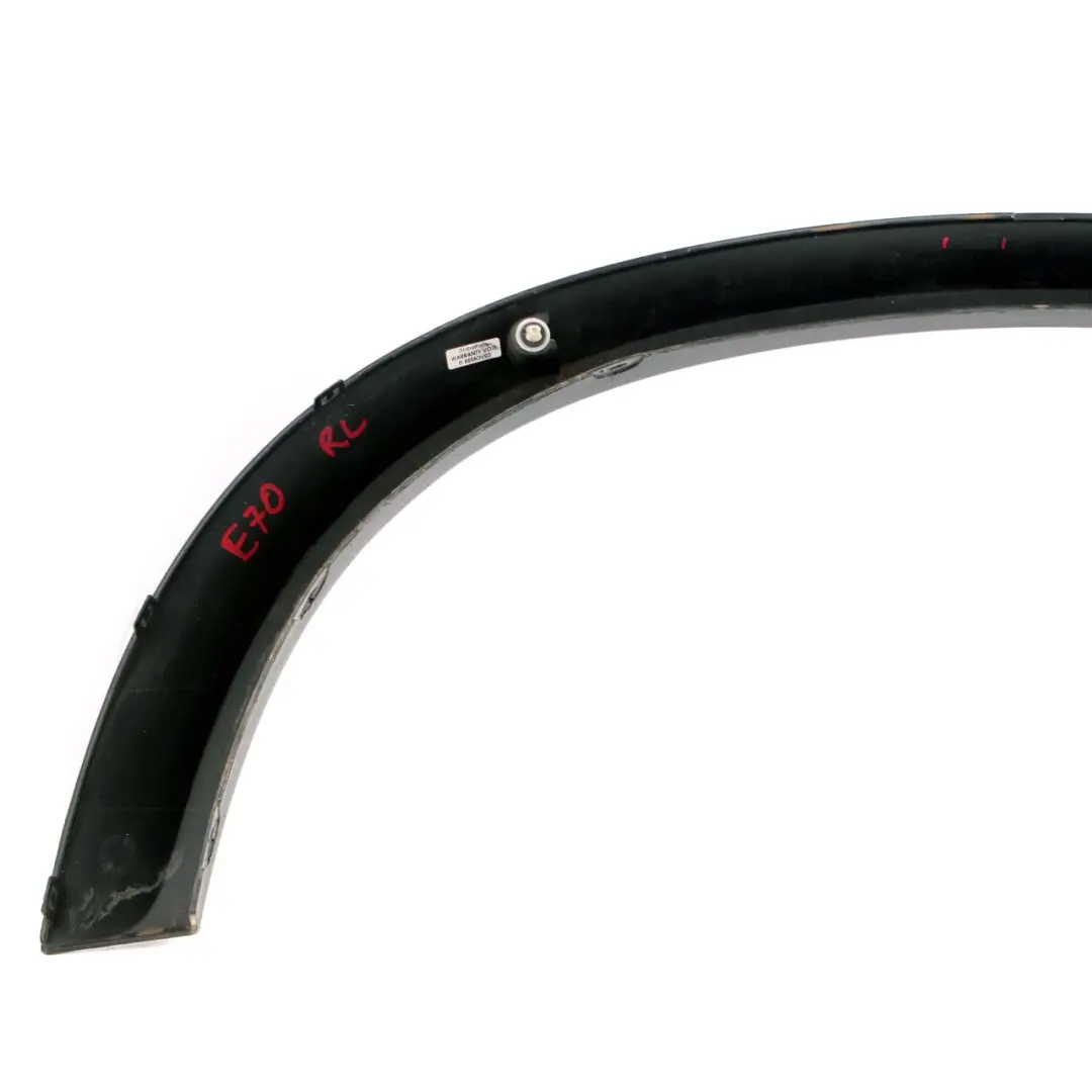 BMW X5 E70 Radlauf Verkleidung Blende Moulding Hinten Links N/S Schwarz - SKU 7163559 - Teilenummer 7163559