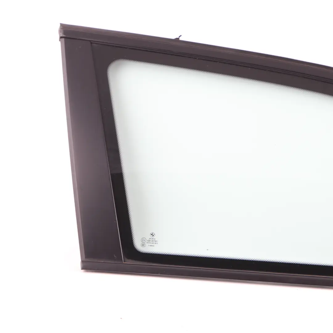 BMW E61 Touring Quarter Glass Rear Left N/S Side Window Green AS2 - SKU 7163601 - Part number 7163601