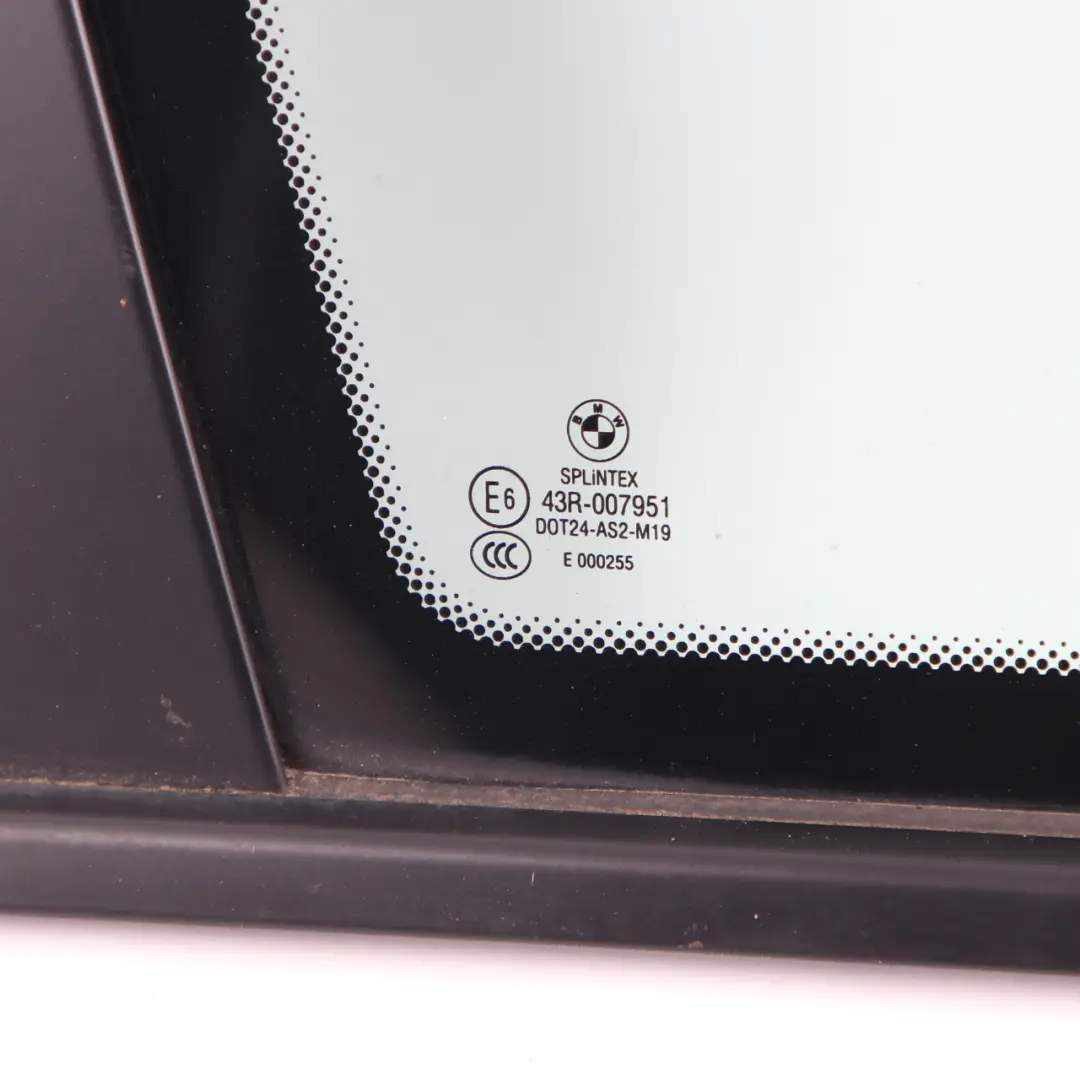 BMW E61 Touring Cristal Trasero Izquierdo Ventana Lateral Verde AS2 - SKU 7163601 - Número de pieza 7163601