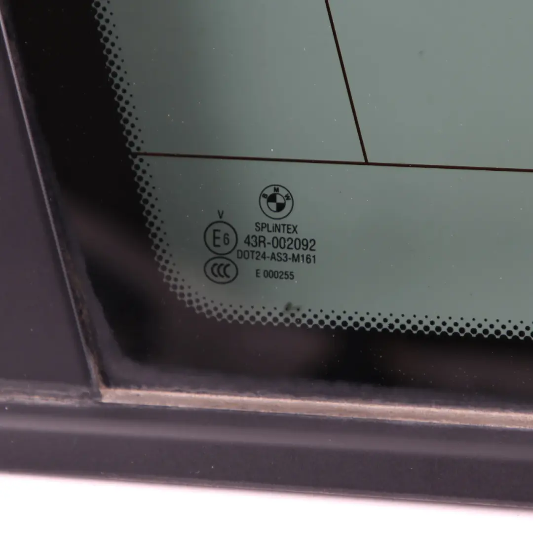  Window Glass BMW E61 Touring Side Left N/S Door Trim Tinted Black AS3 - SKU 7163605 - Part number 7163605