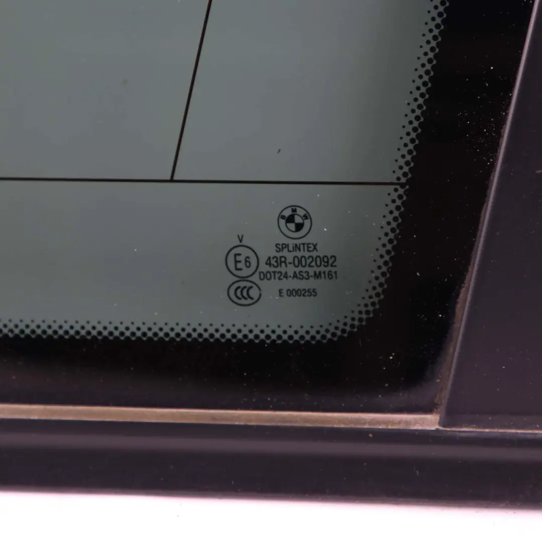 Window Glass BMW E61 Touring Side Right O/S Door Trim Tinted Black AS3 to with Part number 7163606 Window Glass BMW E61 Touring Side Right O/S Door Trim Tinted Black AS3 - SKU 7163606 - Part number 7163606