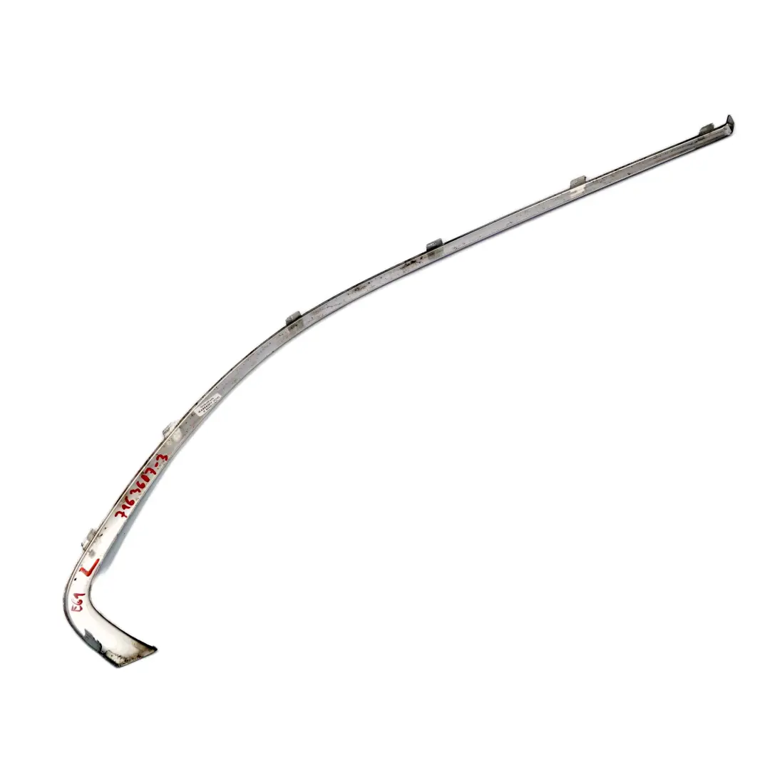 Finitura finestrino posteriore sinistro Cromo per BMW 5 E61 Touring con numero di parte 7163607 BMW 5 E61 Touring Finitura finestrino posteriore sinistro Cromo - SKU 7163607-3 - Numero di parte 7163607