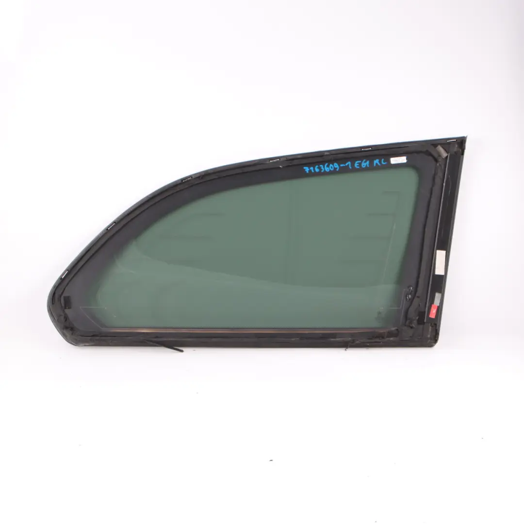 Side Tinted Window Glass Rear Left N/S AS3 Chrome to BMW E61 Touring with Part number 7163609 BMW E61 Touring Side Tinted Window Glass Rear Left N/S AS3 Chrome - SKU 7163609-1 - Part number 7163609
