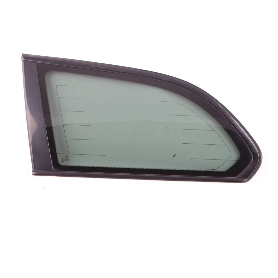 BMW 5 Series E61 Green Side Window Gasket Rear Left Glass N/S High Gloss AS3 - SKU 7163615 - Part number 7163615