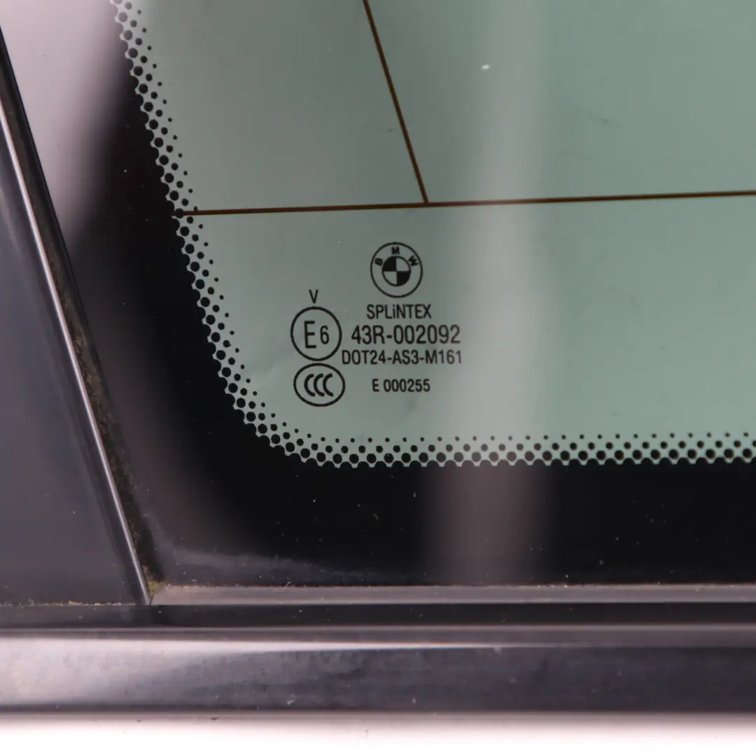 BMW E61 Guarnizione finestrino laterale verde posteriore sinistro lucentezza AS3 - SKU 7163615 - Numero di parte 7163615