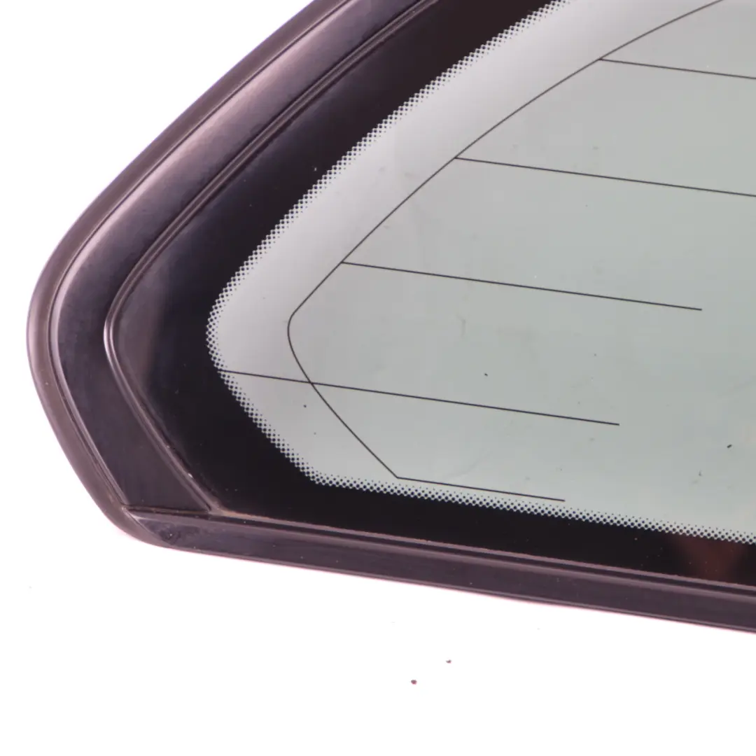 Verde Junta Ventana Lateral Trasera Derecha Vidrio Alto Brillo AS3 para BMW E61 con número de pieza 7163616 BMW E61 Verde Junta Ventana Lateral Trasera Derecha Vidrio Alto Brillo AS3 - SKU 7163616 - Número de pieza 7163616