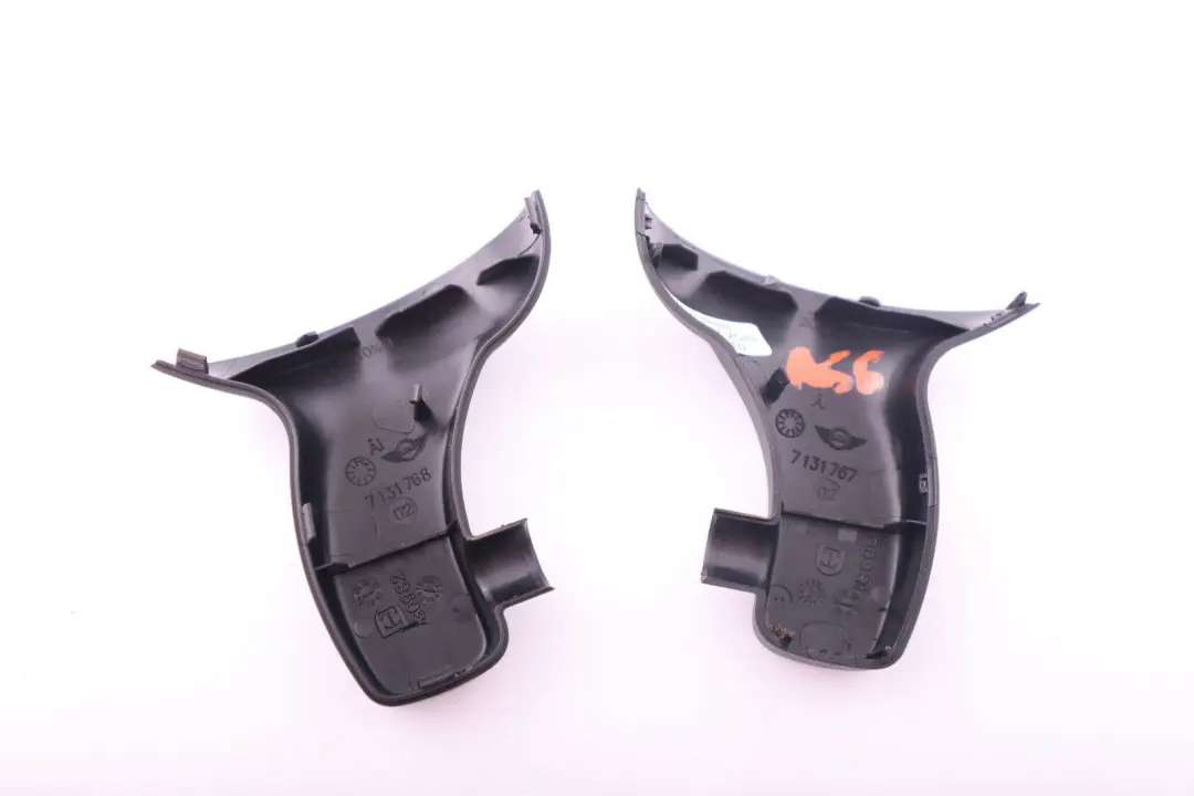 BMW MINI Cooper One R50 R53 R55 R56 R60 Interior Rear View Mirror Covers Trim - SKU 7163810 - Part number 7163810