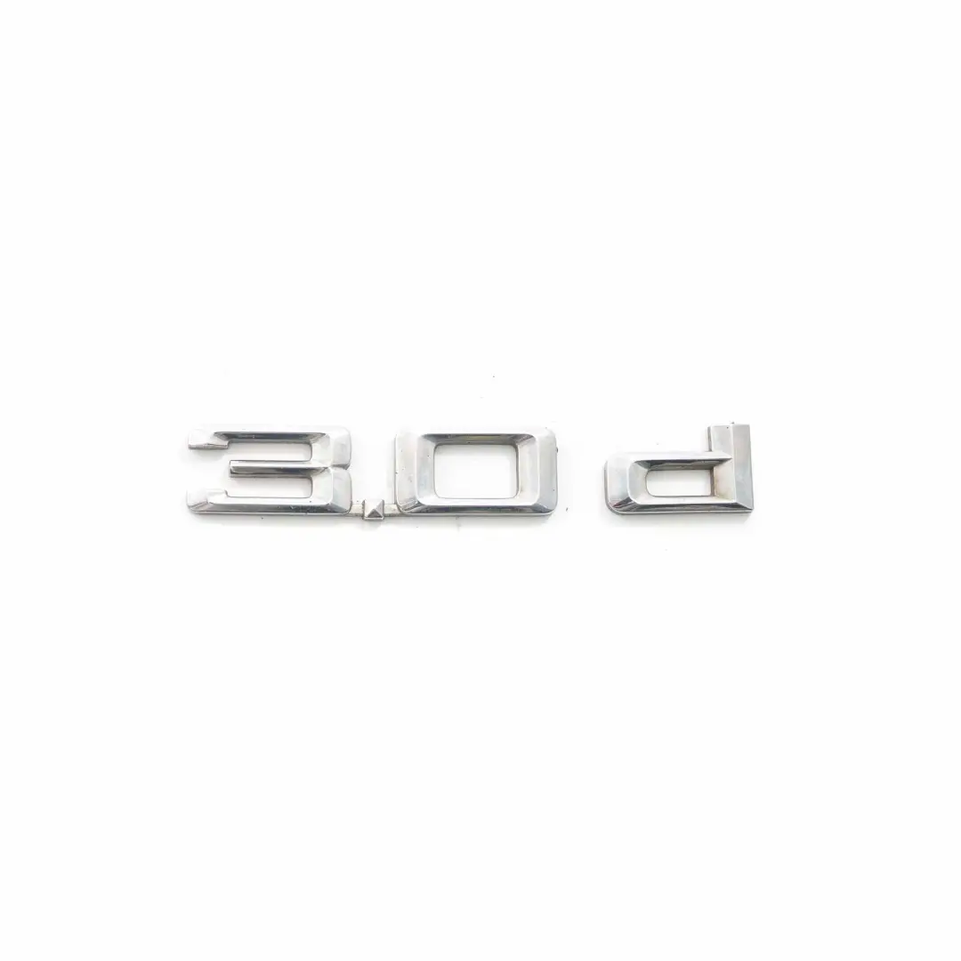 Lettering Emblem Adhered Front Fender Wing Panel Logo 3.0d to BMW X5 E70 with Part number 7163893 BMW X5 E70 Lettering Emblem Adhered Front Fender Wing Panel Logo 3.0d - SKU 7163893 - Part number 7163893