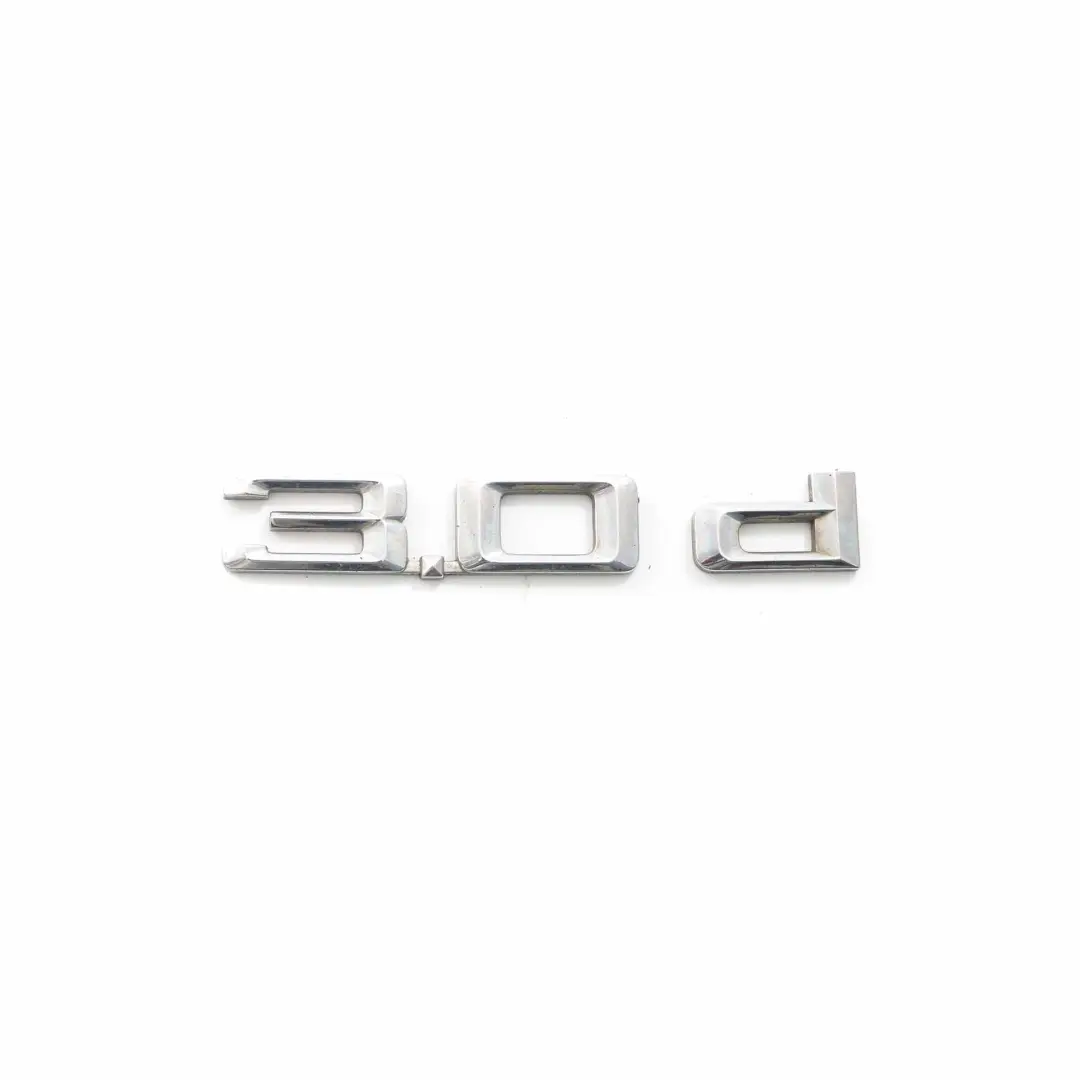 BMW X5 E70 Lettering Emblem Adhered Front Fender Wing Panel Logo 3.0d - SKU 7163893 - Part number 7163893